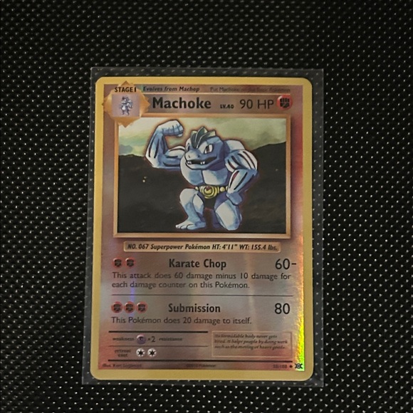 Pokemon Other - Pokémon Machoke 58/108 Reverse Holo Card from XY Evolutions (2016)